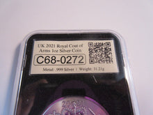 Load image into Gallery viewer, UK 2021 QEII OFFICIAL BIRTHDAY SILVER DATESTAMP ISSUE 1OZ £2 COIN BOX & COA