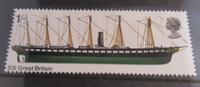 Load image into Gallery viewer, 1969 FAMOUS SHIPS STAMP COLLECTION 5 X STAMPS MNH IN CLEAR FRONTED STAMP HOLDER