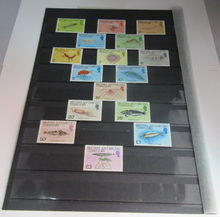 Load image into Gallery viewer, BRITISH ANTARCTIC TERRITORY SEA CREATURE STAMPS MNH WITH STAMP HOLDER PAGE