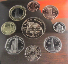 Load image into Gallery viewer, 2014 ISLE OF MAN DECIMAL COIN COLLECTION PACK NINE COIN SET