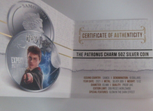 Load image into Gallery viewer, Expecto Patronum! Harry Potter Official 5oz Silver Proof $10 Samoa Coin Only 399