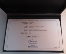 Load image into Gallery viewer, 2016 Queen Elizabeth II 90th Birthday 65mm Coloured Niue Proof $2 Coin Boxed/COA