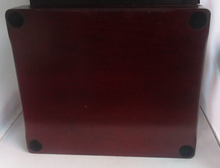 Load image into Gallery viewer, Wooden Coin Box for Enamelled Coinage Queen Elizabeth II Decimal and Predecimal