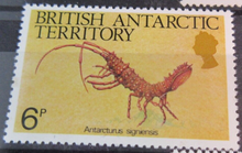 Load image into Gallery viewer, BRITISH ANTARCTIC TERRITORY SEA CREATURE STAMPS MNH WITH STAMP HOLDER PAGE