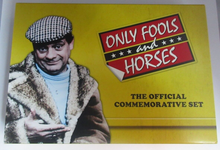 Load image into Gallery viewer, Only Fools and Horse 7 Coloured 50p Shaped Medals, Del Boy Rodney Trigger +More