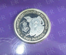 Load image into Gallery viewer, The White Greyhound of Richmond, 2021 Queen's Beasts RARE BIOT £2 Coin In Pack