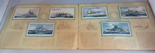 Load image into Gallery viewer, AN ALBUM OF MODERN NAVAL CRAFT CONTAINS A COMPLETE SET OF 50 CIGARETTE CARDS JPS