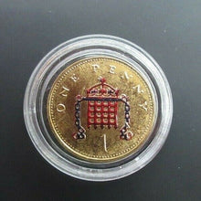 Load image into Gallery viewer, UK Queen Elizabeth II Gold Rhodium Platinum Enamelled coins 1 PENNY FLORIN ECT