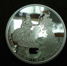 Load image into Gallery viewer, HISTORY OF BRITISH CURRENCY PROOF MEDALIONS & COINS GOLD AND SILVER PLATED