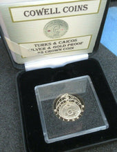 Load image into Gallery viewer, 2000 MILLENNIUM UNIQUE DUAL BONDED GOLD & SILVER 25 CROWN COIN BOX/COA