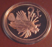 Load image into Gallery viewer, 1975 PAPUA NEW GUINEA FIRST OFFICIAL COINAGE,PROOF 2t COIN,STAMP,P-MARK,COA PNC