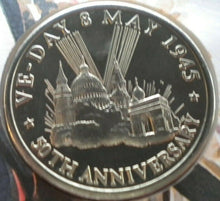 Load image into Gallery viewer, 1995 VICTORY IN EUROPE CELEBRATIONS TURKS & CAICOS BUNC 5 CROWN COIN COVER PNC