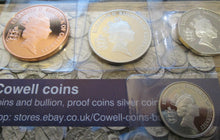 Load image into Gallery viewer, UK 1992 GUERNSEY PROOF COINAGE 20P 10P 5P 2P 1P 1/2P IN PROTECTIVE WALLET