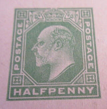 Load image into Gallery viewer, KING EDWARD VII HALF PENNY POSTCARD UNUSED IN CLEAR FRONTED HOLDER