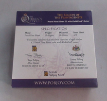 Load image into Gallery viewer, 2021 Queens Beasts £2 Silver proof coin The Falcon of the Plantagenets Only 475!