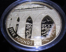 Load image into Gallery viewer, 2006 ROYAL MINT GOLDEN AGE OF STEAM TRAINS £5 SILVER PROOF COIN CHANNEL ISLANDS