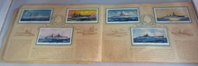 Load image into Gallery viewer, AN ALBUM OF MODERN NAVAL CRAFT CONTAINS A COMPLETE SET OF 50 CIGARETTE CARDS JPS