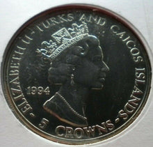 Load image into Gallery viewer, 1994 BRITISH LANDING ON GOLD BEACH 50TH ANNIVERSARY D-DAY 5 CROWN COIN COVER PNC