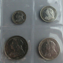 Load image into Gallery viewer, 1899 Maundy Money Queen Victoria Veiled Head Sealed/Box AUnc- Unc Spink Ref 3943