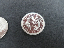 Load image into Gallery viewer, IOM OLYMPIC & FOOTBALL CROWNS BUNC ISLE OF MAN PRESENTED ENCAPSULATED