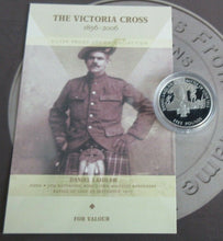 Load image into Gallery viewer, £5 Victoria Cross 2006 Silver Proof Coins From The Channel Islands With COA