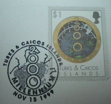 Load image into Gallery viewer, 2000 MILLENNIUM UNIQUE DUAL BONDED GOLD & SILVER 25 CROWN COIN 1ST DAY COVER,PNC