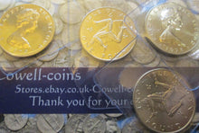 Load image into Gallery viewer, IOM Isle of Man 1978 1979 £1 One Pound Coin Triskeles BRILLIANT Uncirculated