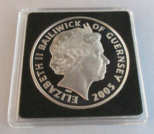 Load image into Gallery viewer, 2005 60TH ANNIVERSARY LIBERATION OF CHANNEL ISLANDS S/PROOF £5 COIN BOX & COA