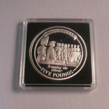 Load image into Gallery viewer, Trooping the Colour A Royal Year 2005 Silver Proof 1oz Gibraltar £5 Coin BoxCOA