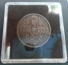Load image into Gallery viewer, 1849 Great Britain Victoria Godless One Florin Two Shillings Silver Coin boxed