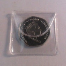 Load image into Gallery viewer, New Calpe House - Norfolk Square 2018 Gibraltar 50p Fifty Pence Coin in Flip