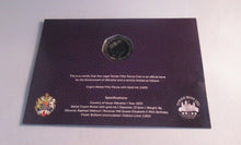 Load image into Gallery viewer, HM Queen Elizabeth II's 95th Birthday Gibraltar 50p Coin With Gold Ink In Pack