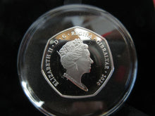 Load image into Gallery viewer, 2020 VE DAY 75th ANNIVERSARY SILVER PROOF PIEDFORT COLOURED 50P BOXED WITH COA