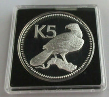Load image into Gallery viewer, 1976 PAPUA NEW GUINEA NEW GUINEA EAGLE K5 SILVER PROOF 40mm COIN CAPSULE & BOX