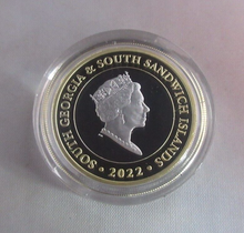 Load image into Gallery viewer, Antarctic Exploration James Caird TransAntarctic Expedition Silver Proof £2 Coin