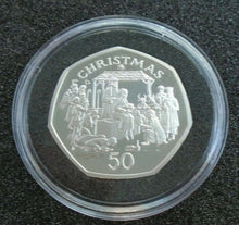 Load image into Gallery viewer, ISLE OF MAN IOM CHRISTMAS SILVER PROOF 50P VARIOUS YEARS POBJOY MINT BOX/COA
