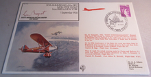 Load image into Gallery viewer, 50TH ANNIVERSARY FIRST NON STOP FLIGHT PARIS TO NEW YORK FLOWN STAMP COVER