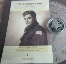 Load image into Gallery viewer, £5 Victoria Cross 2006 Silver Proof Coins From The Channel Islands With COA