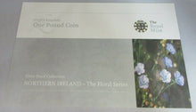Load image into Gallery viewer, 2008 Royal Mint Northern Ireland The Floral £1 One Pound Silver Gold Proof Coin