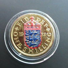 Load image into Gallery viewer, UK Queen Elizabeth II Gold Rhodium Platinum Enamelled coins 1 PENNY FLORIN ECT