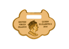 Load image into Gallery viewer, 2016 Lunar Year of the Monkey Lock Charm Shaped Coin - Bronze $1 BOXED