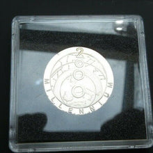Load image into Gallery viewer, 2000 MILLENNIUM UNIQUE DUAL BONDED GOLD & SILVER 25 CROWN COIN BOX/COA