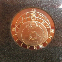 Load image into Gallery viewer, 2000 MILLENNIUM TURKS & CAICOS GOLD & SILVER 25 CROWN COIN BOX/COA
