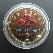 Load image into Gallery viewer, UK Queen Elizabeth II Gold Rhodium Platinum Enamelled coins 1 PENNY FLORIN ECT