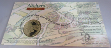 Load image into Gallery viewer, 1951-2001 THE ARCHERS - FROM THE HEART OF THE COUNTRY MEDALLIC COVER PNC & INFO