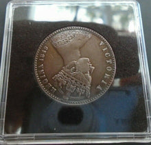 Load image into Gallery viewer, 1849 Great Britain Victoria Godless One Florin Two Shillings Silver Coin boxed