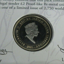 Load image into Gallery viewer, The White Greyhound of Richmond, 2021 Queen's Beasts RARE BIOT £2 Coin In Pack