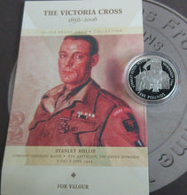 Load image into Gallery viewer, £5 Victoria Cross 2006 Silver Proof Coins From The Channel Islands With COA