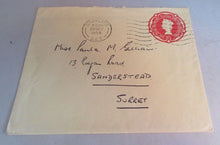 Load image into Gallery viewer, SELECTION QUEEN ELIZABETH II USED PRE-DECIMAL POSTCARD LETTER CARD & ENVELOPES