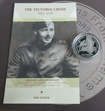 Load image into Gallery viewer, £5 Victoria Cross 2006 Silver Proof Coins From The Channel Islands With COA